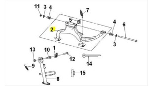 ΣΤΑΝΤ ΚΕΝΤΡΙΚΟ SYM JET14 125 EVO SPARE PARTS