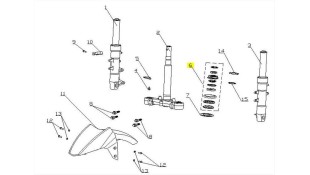 ΠΟΤΗΡΙΑ ΠΗΡΟΥΝΙΟΥ ΣΕΤ SYM VIRTUS 125/250/300 SPARE PARTS