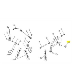 ΑΝΤΙΚΡΑΔΑΣΜΙΚΟ ΚΕΝΤΡΙΚΟΥ ΣΤΑΝΤ SYM VIRTUS 125 SPARE PARTS