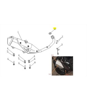 ΖΟΑΝ ΕΞΑΤΜΙΣΗΣ SYM VIRTUS 125 SPARE PARTS