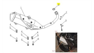 ΖΟΑΝ ΕΞΑΤΜΙΣΗΣ SYM VIRTUS 125 SPARE PARTS