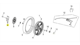 ΒΙΔΑ ΔΙΣΚΟΠΛΑΚΑΣ SYM VF 185 E5+ SPARE PARTS