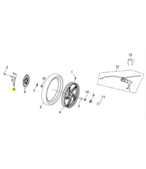 ΒΙΔΑ ΔΙΣΚΟΠΛΑΚΑΣ SYM VF 185 E5+ SPARE PARTS