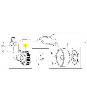 ΜΑΝΙΑΤΟ ΚΟΜΠΛΕ VOGE LONCIN X-WOLF 300 ELECTRICAL PARTS