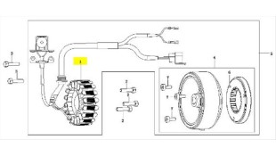 ΜΑΝΙΑΤΟ ΚΟΜΠΛΕ VOGE LONCIN X-WOLF 300 ELECTRICAL PARTS
