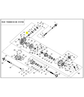 ΚΙΝΗΤΗΡΙΟΣ ΜΗΧΑΝΙΣΜΟΣ LONCIN X-WOLF 300 SPARE PARTS