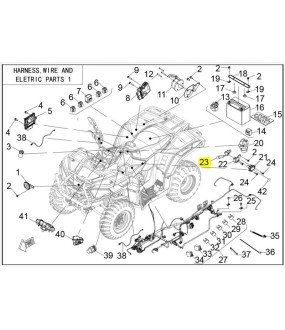 ΚΑΛΩΔΙΟ ΑΝΑΦΛΕΞΗΣ ΠΟΛΛΑΠΛΑΣΙΑΣΤΗ LONCIN X-WOLF 300 ELECTRICAL PARTS