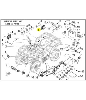 ΑΝΟΡΘΩΤΗΣ LONCIN X-WOLF 300 ELECTRICAL PARTS