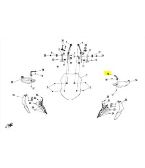 ΒΑΣΗ ΧΟΥΦΤΑΣ ΑΡΙΣΤΕΡΗ CFMOTO 700MT ΑΝΤΑΛΛΑΚΤΙΚΑ