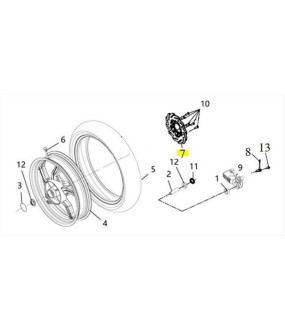 ΔΙΣΚΟΣ ΟΠΙΣΘΙΟΥ ΦΡΕΝΟΥ SYM VF 185 E5+ SPARE PARTS