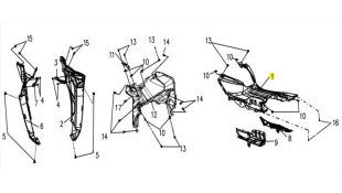 ΠΟΔΙΑ ΠΛΑΙΣΙΟΥ (Bk-500C) SYM VF 185 E5+ SPARE PARTS