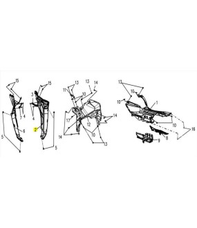 ΠΟΔΙΑ ΕΣΩΤΕΡΙΚΗ ΔΕΞΙΑ (Bk-500C) SYM VF 185 E5+ ΑΝΤΑΛΛΑΚΤΙΚΑ