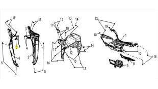 ΑΕΡΑΓΩΓΟΣ ΠΟΔΙΑΣ ΕΣΩΤΕΡΙΚΗ ΑΡΙΣΤΕΡΗ SYM VF 185 E5+ SPARE PARTS