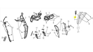ΚΑΠΑΚΙ ΓΡΑΒΑΤΑΣ (Bk-500C) SYM VF 185 E5+ SPARE PARTS