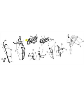 ΜΑΣΚΑ ΕΜΠΡΟΣΘΙΟΥ ΦΑΝΟΥ (Wh-057P) SYM VF 185 E5+ SPARE PARTS