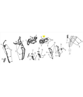 ΦΑΝΟΣ ΕΜΠΡΟΣΘΙΟΣ ΠΛΗΡΗΣ SYM VF 185 E5+ SPARE PARTS