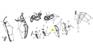 ΠΟΔΙΑ ΕΜΠΡΟΣΘΙΑ ΕΣΩΤΕΡΙΚΗ ΑΡΙΣΤΕΡΗ SYM VF 185 E5+ ΑΝΤΑΛΛΑΚΤΙΚΑ
