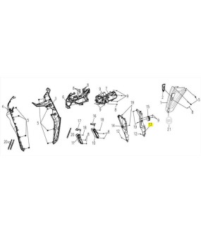 ΠΟΔΙΑ ΕΜΠΡΟΣΘΙΑ ΕΣΩΤΕΡΙΚΗ ΔΕΞΙΑ SYM VF 185 E5+ ΑΝΤΑΛΛΑΚΤΙΚΑ