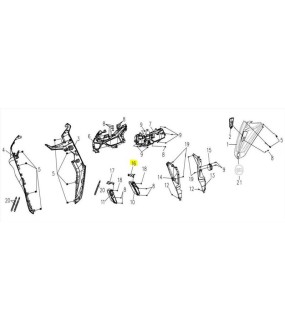 ΚΑΛΥΜΜΑ ΦΛΑΣ ΔΕΞΙΑ SYM VF 185 E5+