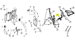 ΒΑΣΗ ΚΑΡΙΝΑΣ Α SYM VF 185 E5+ SPARE PARTS