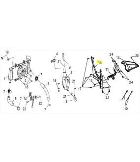 ΠΟΔΙΑ ΕΜΠΡΟΣΘΙΑ ΕΣΩΤΕΡΙΚΗ ΚΑΤΩ SYM VF 185 E5+ SPARE PARTS