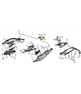 ΚΑΛΥΜΜΑ ΟΥΡΑΣ ΜΑΥΡΟ SYM VF 185 E5+ SPARE PARTS
