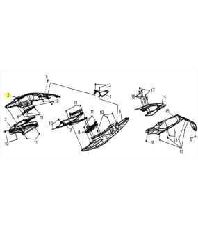 ΚΑΠΑΚΙ ΣΕΛΛΑΣ ΔΕΞΙΟ ΜΑΥΡΟ SYM VF 185 E5+ ΑΝΤΑΛΛΑΚΤΙΚΑ