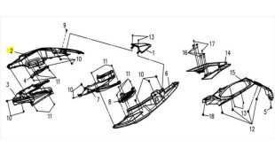 ΚΑΠΑΚΙ ΣΕΛΛΑΣ ΔΕΞΙΟ ΜΑΥΡΟ SYM VF 185 E5+ ΑΝΤΑΛΛΑΚΤΙΚΑ