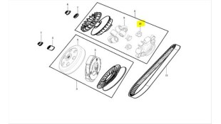 ΟΔΗΓΟΣ ΒΑΡΙΑΤΟΡ (SET/3) LONCIN X-WOLF 300 E5+ SPARE PARTS