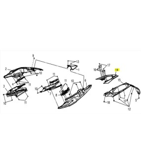 ΧΕΙΡΟΛΑΒΗ ΣΥΝΕΠΙΒΑΤΗ (Bk-505U) SYM VF 185 E5+ ACCESSORIES