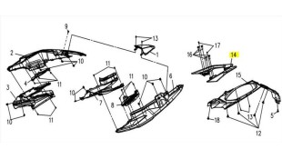 ΧΕΙΡΟΛΑΒΗ ΣΥΝΕΠΙΒΑΤΗ (Bk-505U) SYM VF 185 E5+ ACCESSORIES