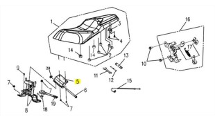 ΜΕΝΤΕΣΕΣ ΣΕΛΛΑΣ SYM VF 185 E5+ SPARE PARTS