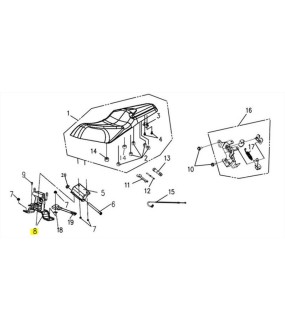 ΒΑΣΗ ΣΕΛΛΑΣ SYM VF 185 E5+ SPARE PARTS