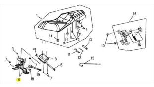 ΒΑΣΗ ΣΕΛΛΑΣ SYM VF 185 E5+ ΑΝΤΑΛΛΑΚΤΙΚΑ