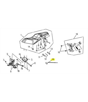ΝΤΙΖΑ ΚΛΕΙΣΤΡΟΥ ΣΕΛΛΑΣ SYM VF 185 E5+ SPARE PARTS