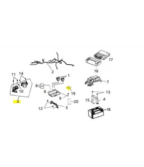 ΚΛΕΙΔΑΡΙΕΣ ΣΕΤ SYM VF 185 E5+ ΗΛΕΚΤΡΙΚΑ