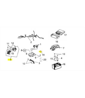 ΚΛΕΙΔΑΡΙΕΣ ΣΕΤ SYM VF 185 E5+ ELECTRICAL PARTS