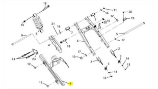 ΠΡΟΦΥΛΑΚΤΗΡΑΣ ΑΛΥΣΙΔΑΣ SYM VF 185 E5+
