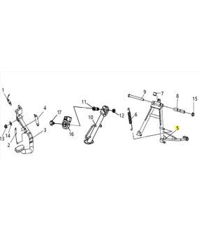 ΣΤΑΝΤ ΚΕΝΤΡΙΚΟ SYM VF 185 E5+ SPARE PARTS