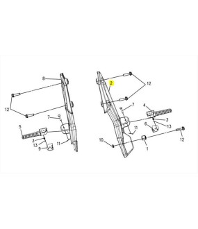 ΒΑΣΗ ΜΑΣΠΙΕ ΔΕΞΙΑ SYM VF 185 E5+ SPARE PARTS