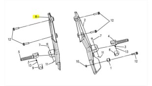 ΒΑΣΗ ΜΑΣΠΙΕ ΑΡΙΣΤΕΡΗ SYM VF 185 E5+ SPARE PARTS