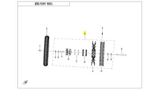 ΤΡΟΧΟ ΕΜΠΡΟΣ ΠΛΗΡΕΣ CFMOTO 450 MT ΑΝΤΑΛΛΑΚΤΙΚΑ