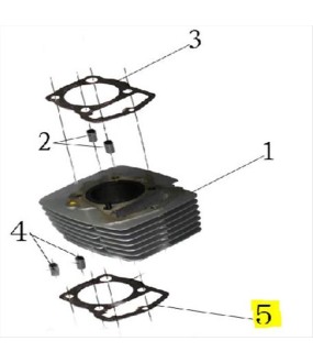 ΦΛΑΝΤΖΑ ΒΑΣΕΩΣ ΚΥΛΙΝΔΡΟΥ DAYTONA EXPLORER 125 E5 ΑΝΤΑΛΛΑΚΤΙΚΑ