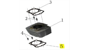 ΦΛΑΝΤΖΑ ΒΑΣΕΩΣ ΚΥΛΙΝΔΡΟΥ DAYTONA EXPLORER 125 E5 SPARE PARTS