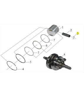 ΑΣΦΑΛΕΙΑ ΠΕΙΡΟΥ ΠΙΣΤΟΝΙΟΥ DAYTONA EXPLORER 125 E5 SPARE PARTS