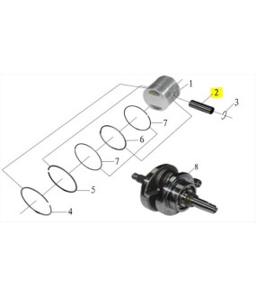 ΠΕΙΡΟΣ ΠΙΣΤΟΝΙΟΥ DAYTONA EXPLORER 125 E5 SPARE PARTS