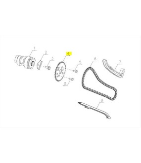 ΓΡΑΝΑΖΙ ΕΚΚΕΝΤΡΟΦΟΡΟΥ SYM CARGO 125 EVO E5+ SPARE PARTS