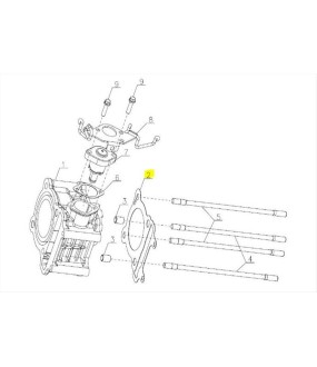ΦΛΑΝΤΖΑ ΒΑΣΕΩΣ ΚΥΛΙΝΔΡΟΥ SYM CARGO 125 EVO E5+ ΑΝΤΑΛΛΑΚΤΙΚΑ