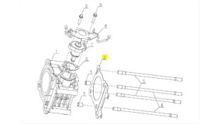 ΦΛΑΝΤΖΑ ΒΑΣΕΩΣ ΚΥΛΙΝΔΡΟΥ SYM CARGO 125 EVO E5+ SPARE PARTS