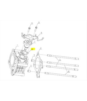 ΦΛΑΝΤΖΑ ΤΕΝΤΩΤΗΡΑ ΚΑΔΕΝΑΣ SYM CARGO 125 EVO E5+ SPARE PARTS